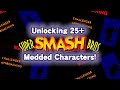 Unlocking 25 Modded Characters In Super Smash Bros 64 Compilation