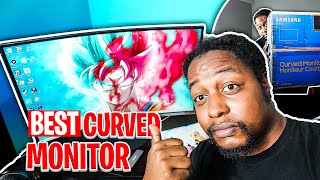 Samsung 27 Inch Curved Monitor Unboxing + Sound Test (T55 Series)