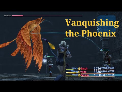 Final Fantasy XII The Zodiac Age Overpowered #71 (Vanquishing the Phoenix)