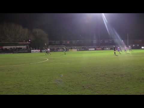 Matt Briggs bad injury Burgess Hill Town v Dorking Wanderers