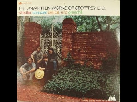 Acid Archives Diaries #8 - Whistler Chaucer Detroit and Greenhill 1968 & Space Opera 1972