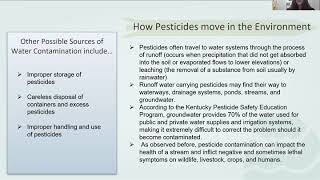 Mariana Leal - The Effect of Pesticides on the Environment