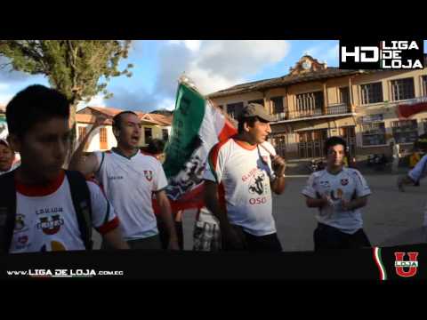 "Garra del oso en San Sebastian" Barra: La Garra del Oso &bull; Club: Liga de Loja