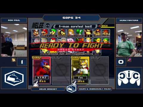 S@PS 34 Melee Singles - Ron Paul (Fox) vs MurkyWaters (Falco) - Winner's Bracket
