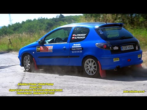 Arkadiusz Prokop / Daniel Prokop - Peugot 206 - Super Sprint Brzostek 03-07-2022