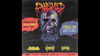 Exhumed - Death Revenge/Deadest Of The Dead (Live Buenos Aires Uniclub 16-04-2019)