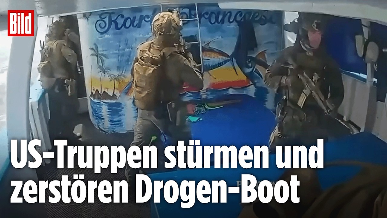 US-Militär gegen Narcos: So sprengten sie das Schmuggler-Boot!