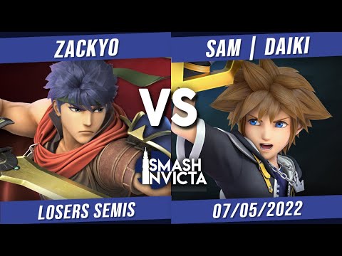 Smash Na Invicta #40 - Zackyo (Ike) VS SAM | Daiki (Sora) - Losers Semis