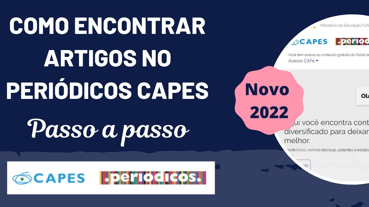 PERIÓDICOS CAPES: como pesquisar ARTIGOS CIENTÍFICOS na prática / Passo a passo no portal