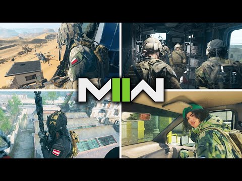 40 Map Intros & Pre-match Infiltration Sequences in Call of Duty: Modern Warfare 2