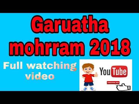 Garuatha mohrram 2018 sar ko katake Fatima zehra ke Chen ne