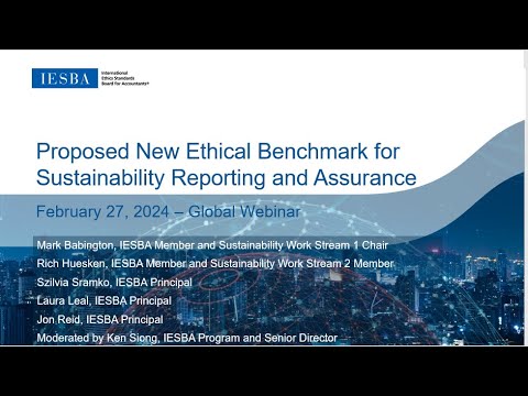 Sustainability Webinar - February 27, 2024