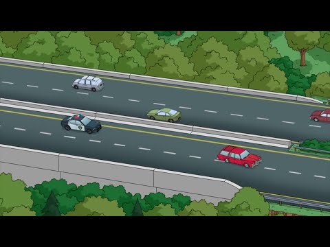Family Guy - We've got a red station wagon blasting "Panama"