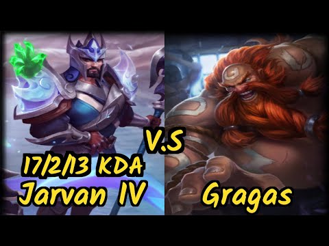 Cabochard (JARVAN IV) vs GRAGAS - 17/2/13 KDA TOP GAMEPLAY - EUW Ranked DIAMOND