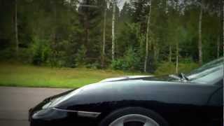 preview picture of video 'Porsche 997 Turbo VS Porsche 996 GT2 at Björkvik shootout #3 2012'