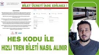 HES KODU İLE  OTOBÜS BİLETİ VE TREN BİLETİ NASIL ALINIR? BİLETİNİZ YAN