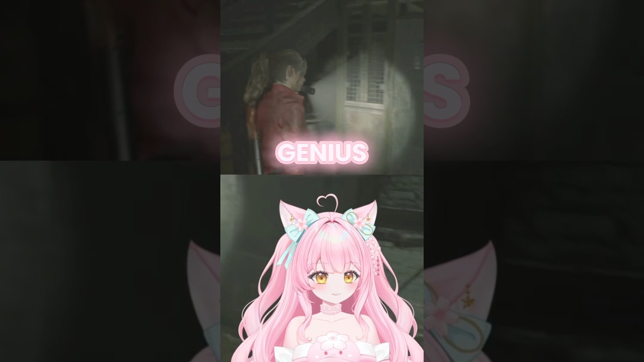 Wahaha I'm proud of myself #sakuramofu #vtuber #anime #residentevil2
