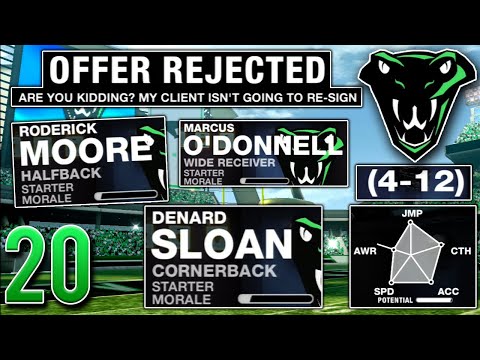 Nobody Wants To Stay! We're Losing A LOT of Players - Madden 09 Cupcake Franchise Rebuild - Ep.20
