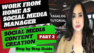 Work from Home as Freelancer Social Media Part 2 - SM Content Creation