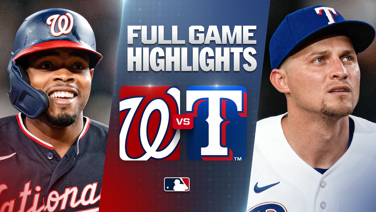8월20일 워싱턴 텍사스 MLB 하이라이트