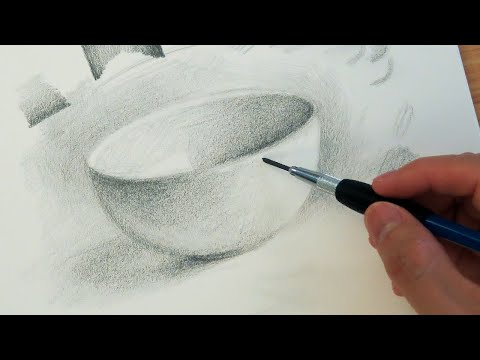 How to Draw and Shade a Bowl