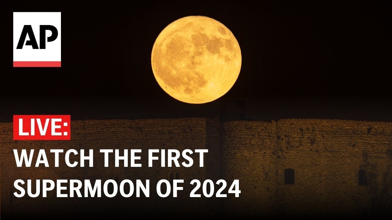 Supermoon 2024 LIVE: Watch from Lebanon and Greece