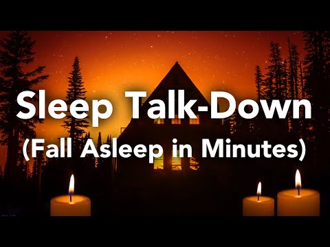 Fall Asleep In MINUTES! Sleep Talk-Down Guided Meditation Hypnosis for Sleeping
