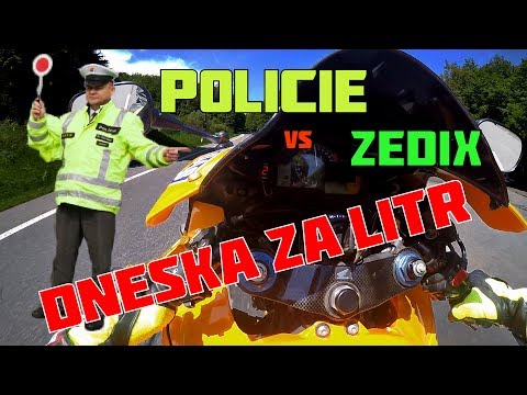 POLICIE vs ZEDIX | TAK TO MÁME ZA 1000 KČ | MOTOVLOG