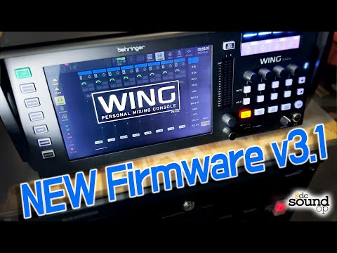 Behringer WING Firmware 3.1 Update and First Look 👀