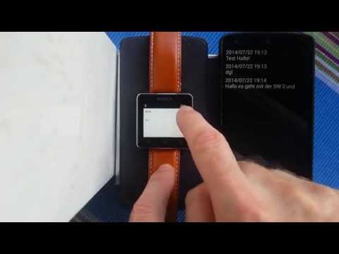 oNotepad sync mit Smartwatch SW2