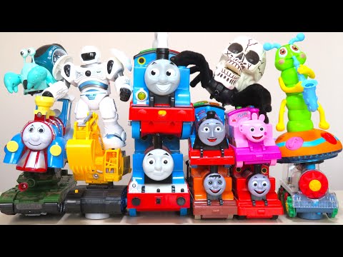 Put the batteries into the toys