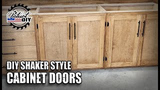 How To Build DIY Shaker Style Cabinet Doors