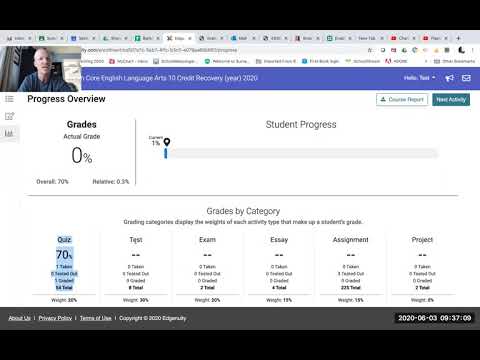 Edgenuity Getting Started Tutorial 1