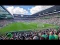Amazing Atmosphere - 60,000 Celtic Fans singing Grace | Celtic vs Aberdeen (2-0)