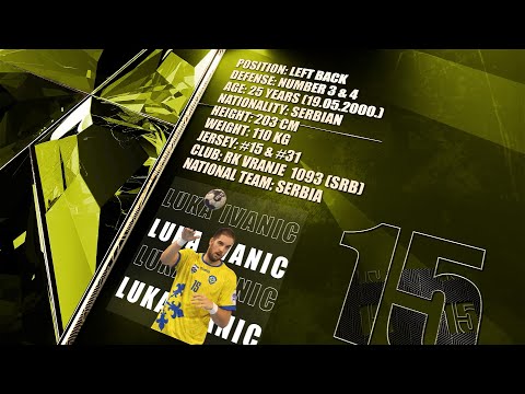 Luka Ivanic | Left Back | RK Vranje 1093 | Highlights | Handball | CV | 2025/26