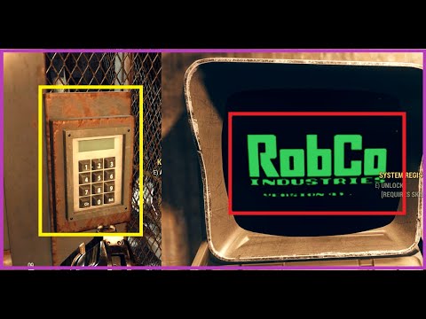Fallout 76 - The Elusive Crane Keypad Code Terminal Location and RoboCo Auto Cache Password