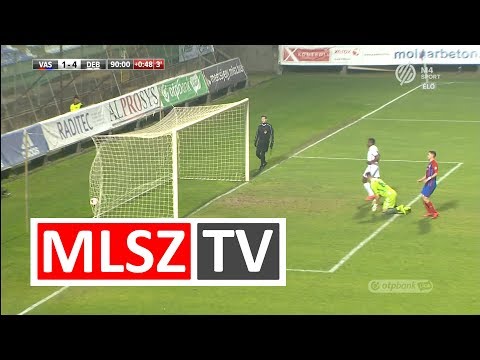 Mengolo Justin Junior gólja a Vasas FC - DVSC mérkőzésen