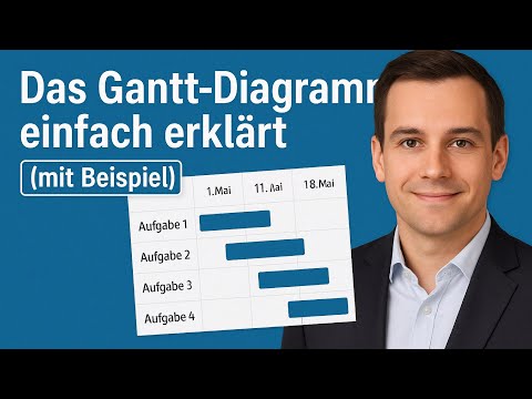 Gantt chart explained simply ✅ including example & step-by-step instructions