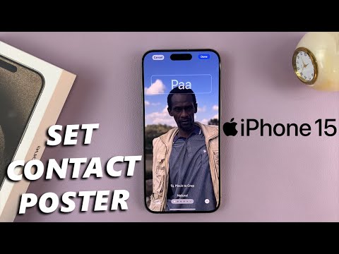 How To Add Contact Poster On iPhone 15 & iPhone 15 Pro