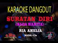Karaoke Suratan Diri Nada Wanita - Ria Amelia (Karaoke Dangdut Tanpa Vocal)
