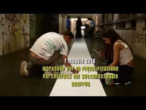 Hashtag7. workshop7. Sottopassaggio MM1 De Angeli