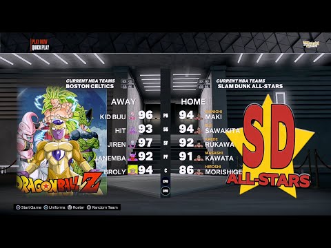 Slam Dunk All-stars vs DBZ Villains NBA 2K23