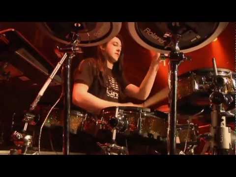 #12 Jacob Randall from New Zealand; V-Drums World Championship 2012