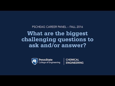 Career Panel 4 What are the Biggest Challenging Questions to Ask and or Answer