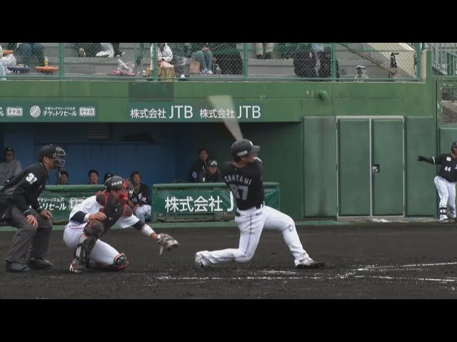 【練習試合】リードを広げる!! マリーンズ・茶谷健太 左中間への2ランホームラン!!  2025年2月23日 千葉ロッテマリーンズ 対 ハンファ・イーグルス