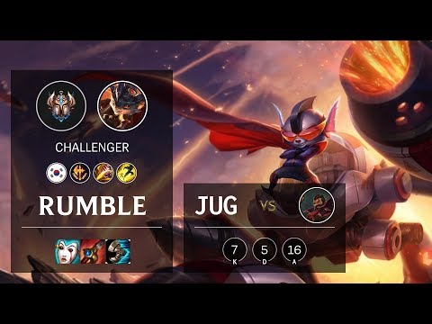 Rumble Jungle vs Graves - KR Challenger Patch 10.10