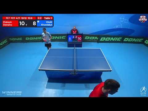 15:30 Maksym Deineha 3 - 2  Vitalii Khorolskyi West 3 WIN CUP 22.10.2022 | TABLE TENNIS WINCUP