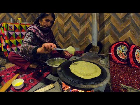 TRADITIONAL FOOD OF HUNZA NAGAR | BUCKWHEAT PANCAKES WITH APRICOT SEED OIL  |