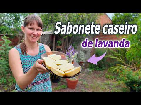 Homemade Lavender Soap - for moisturizing, sensitive and dry skin I Natural soap