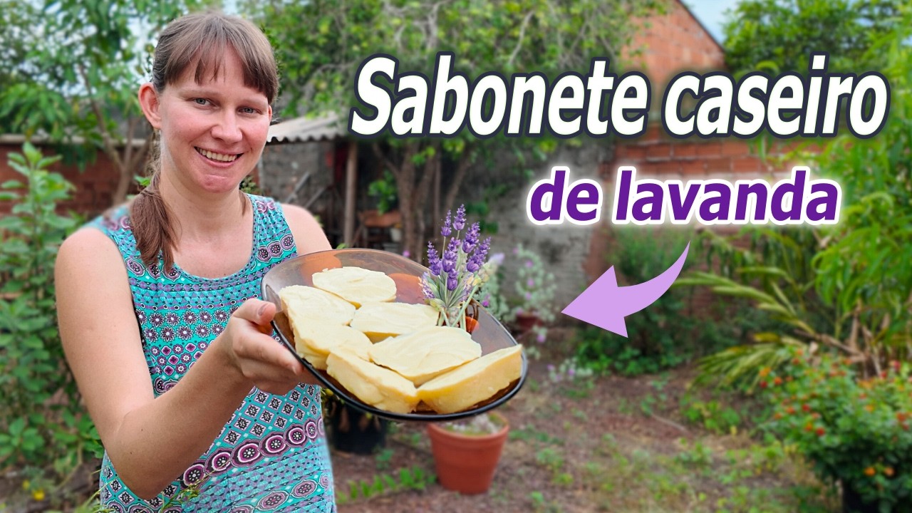 Homemade Lavender Soap - A natural handmade soap